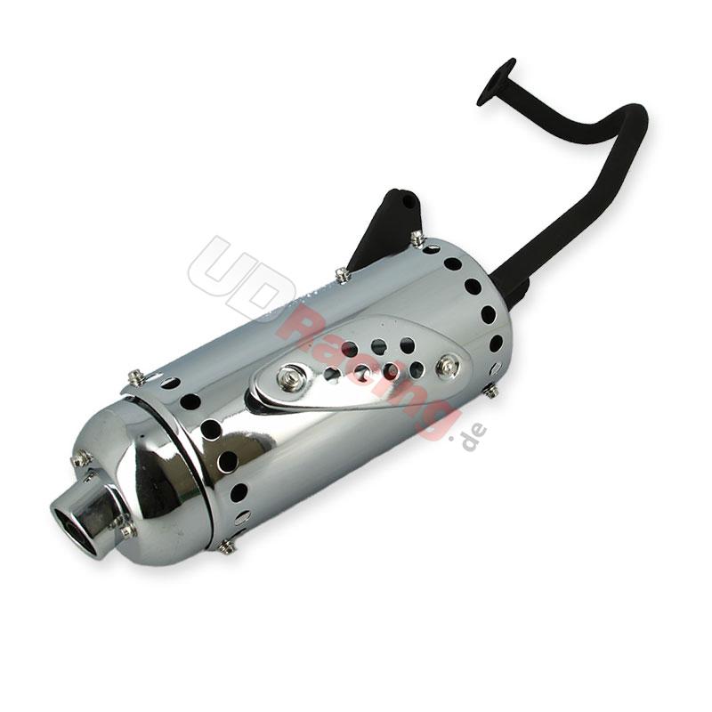 Auspuff Motorroller 50 ccm (4-Takt Motor, typ 1), Chinesische Motorroller Teile Auspuff Motorroller 50 ccm (4-Takt Motor, typ 1), Chinesische Motorroller Teile