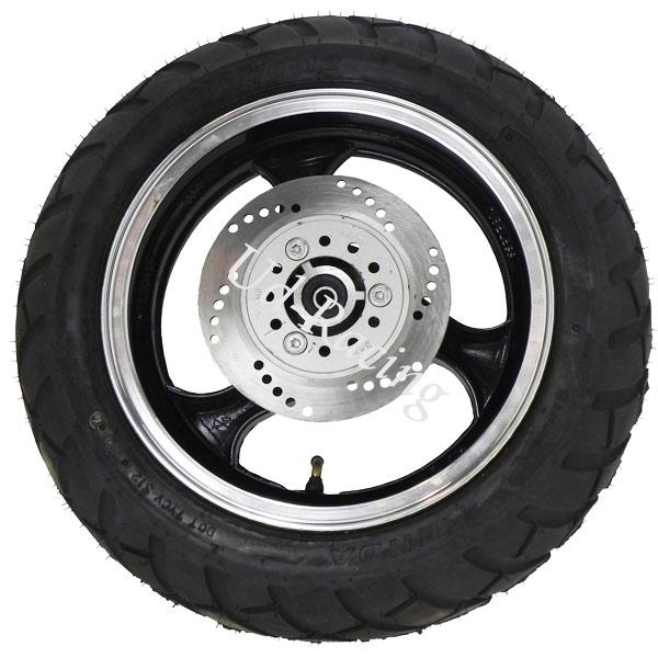 Rad vorn komplett für Jonway Skooter (schwarz), Teile Motorroller Jonway Rad vorn komplett für Jonway Skooter (schwarz), Teile Motorroller Jonway