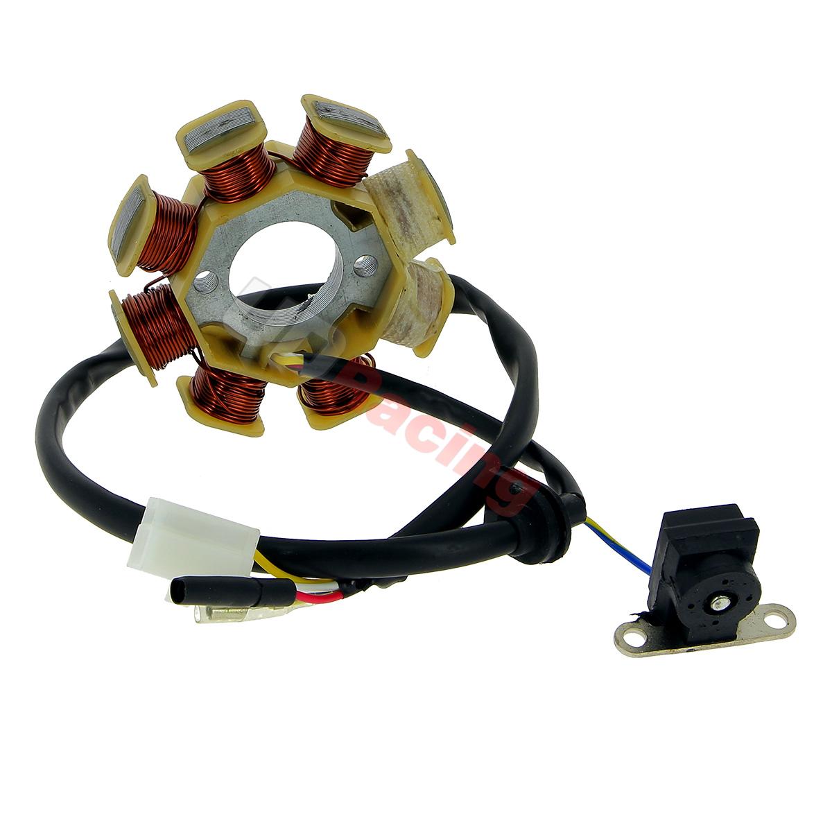 Stator für chinesischen Skooter 50 ccm, 4-Taktmotor (4 Kabel), Chinesische Motorroller Teile Stator für chinesischen Skooter 50 ccm, 4-Taktmotor (4 Kabel), Chinesische Motorroller Teile