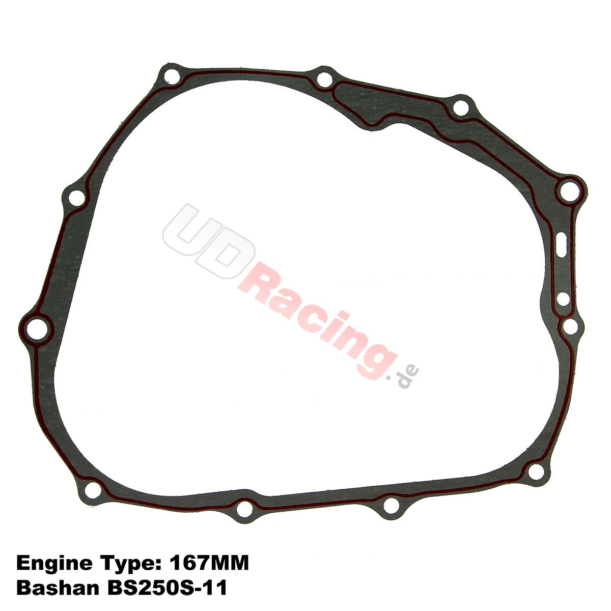 Dichtung Abdeckung rechts Quad Bashan BS250S-11 (167MM), Ersatzteile Bashan 250cc BS250S11 Dichtung Abdeckung rechts Quad Bashan BS250S-11 (167MM), Ersatzteile Bashan 250cc BS250S11