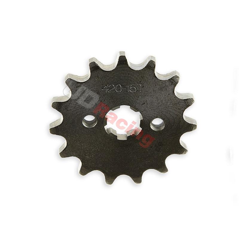 Ritzel, verstärkt, 15 Zähne für dirt bike 420 Ø:17mm, Ersatzteile Dirt bike Ritzel, verstärkt, 15 Zähne für dirt bike 420 Ø:17mm, Ersatzteile Dirt bike