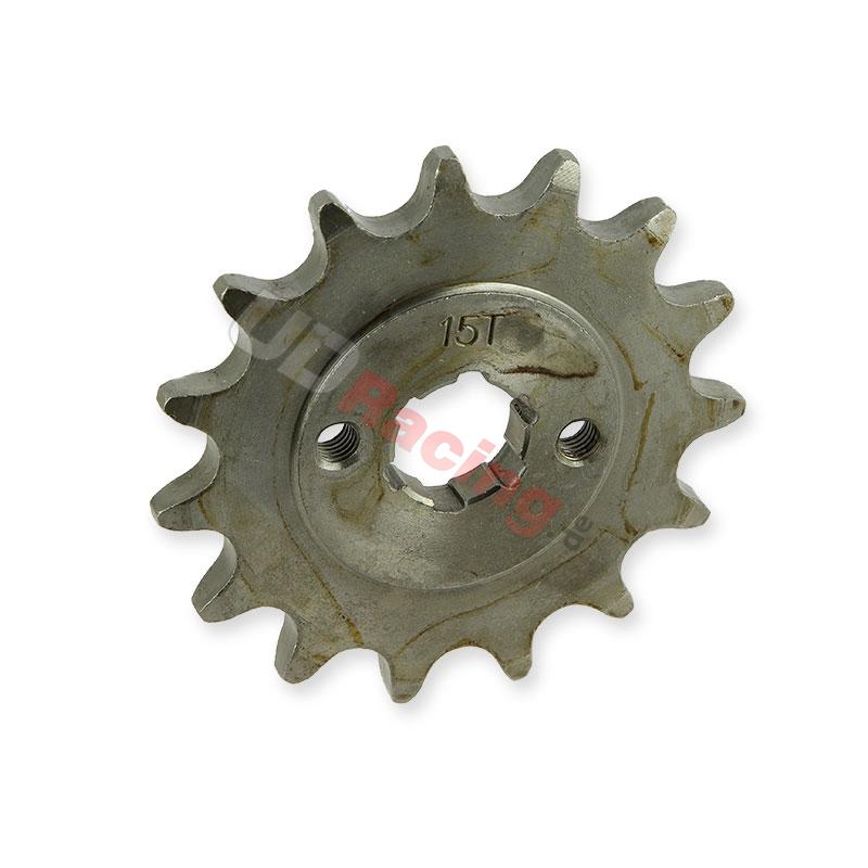 Ritzel, verstärkt, 15 Zähne für dirt bike (520 : Ø:20mm), Ersatzteile Dirt bike Ritzel, verstärkt, 15 Zähne für dirt bike (520 : Ø:20mm), Ersatzteile Dirt bike