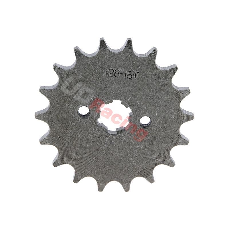 Ritzel, verstärkt, 18 Zähne für dirt bike (428 : Ø:17mm), Ersatzteile Dirt bike Ritzel, verstärkt, 18 Zähne für dirt bike (428 : Ø:17mm), Ersatzteile Dirt bike
