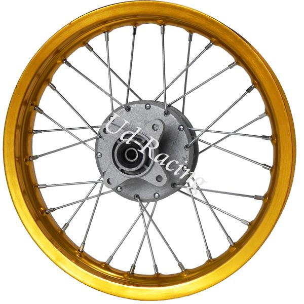 Felge hinten 14'' für dirt bike ( Gold,Typ 5 ), Ersatzteile Dirt bike Felge hinten 14'' für dirt bike ( Gold,Typ 5 ), Ersatzteile Dirt bike