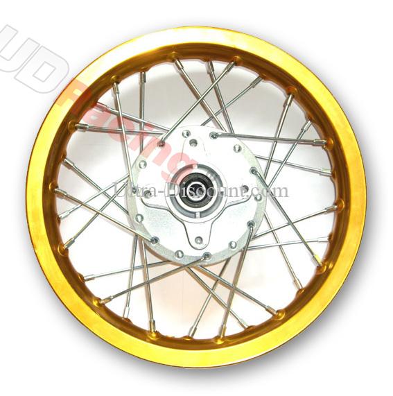 Felge hinten 14', gold, für dirtbike (Typ 3), Ersatzteile Dirt bike Felge hinten 14', gold, für dirtbike (Typ 3), Ersatzteile Dirt bike