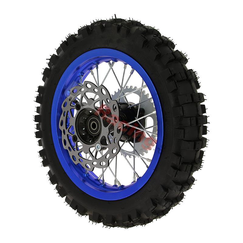 Rad hinten komplett 12', blau, für dirt bike AGB29, Ersatzteile Dirt bike Rad hinten komplett 12', blau, für dirt bike AGB29, Ersatzteile Dirt bike