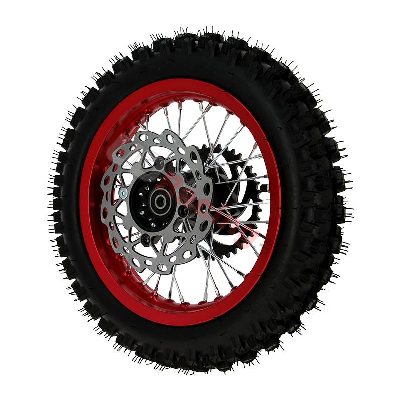 Rad hinten komplett 12', rot, für dirt bike AGB29, Ersatzteile Dirt bike Rad hinten komplett 12', rot, für dirt bike AGB29, Ersatzteile Dirt bike