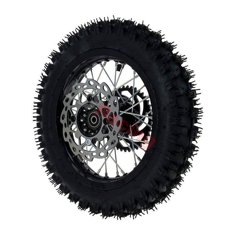Rad hinten komplett 12', schwarz, für dirt bike AGB29, Ersatzteile Dirt bike Rad hinten komplett 12', schwarz, für dirt bike AGB29, Ersatzteile Dirt bike