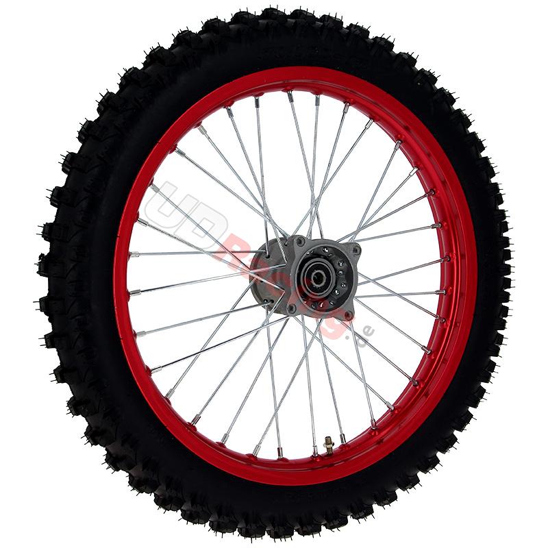 Rad vorn 17'', für dirt bike AGB 30 - Rot, Ersatzteile Dirt bike Rad vorn 17'', für dirt bike AGB 30 - Rot, Ersatzteile Dirt bike