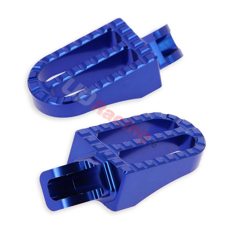 Furasten aus Alu Tuning fr YAMAHA PW80, blau, Ersatzteile YAMAHA PW80