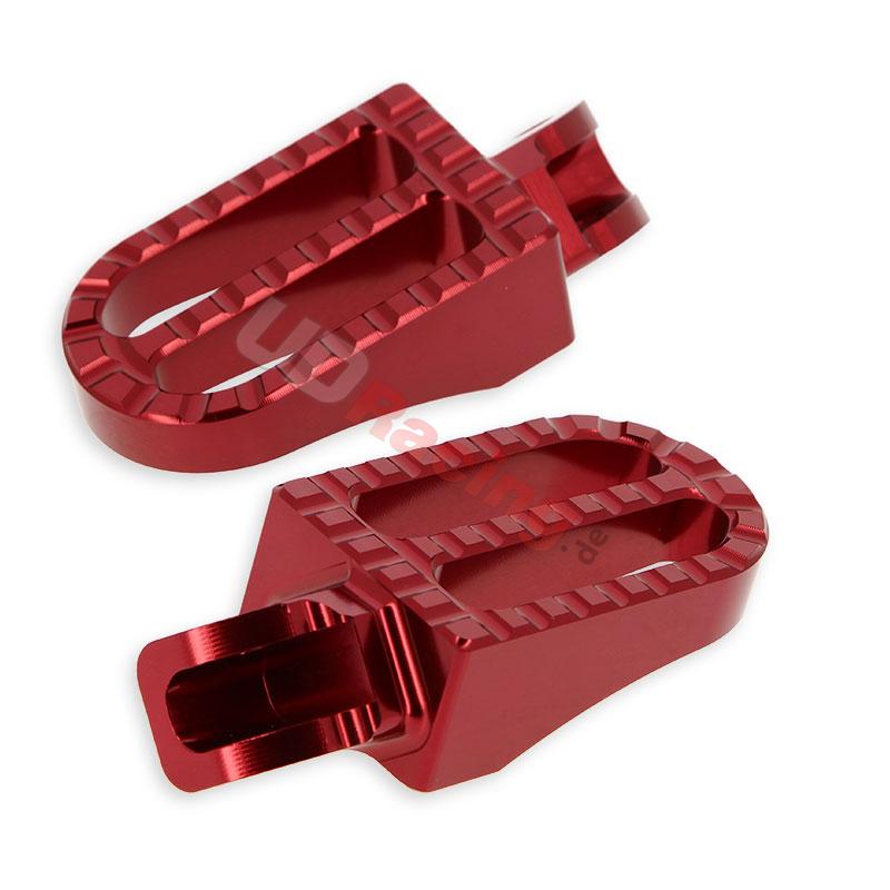 Furasten aus Stahl fr dirt bike, rot, Ersatzteile Dirt bike