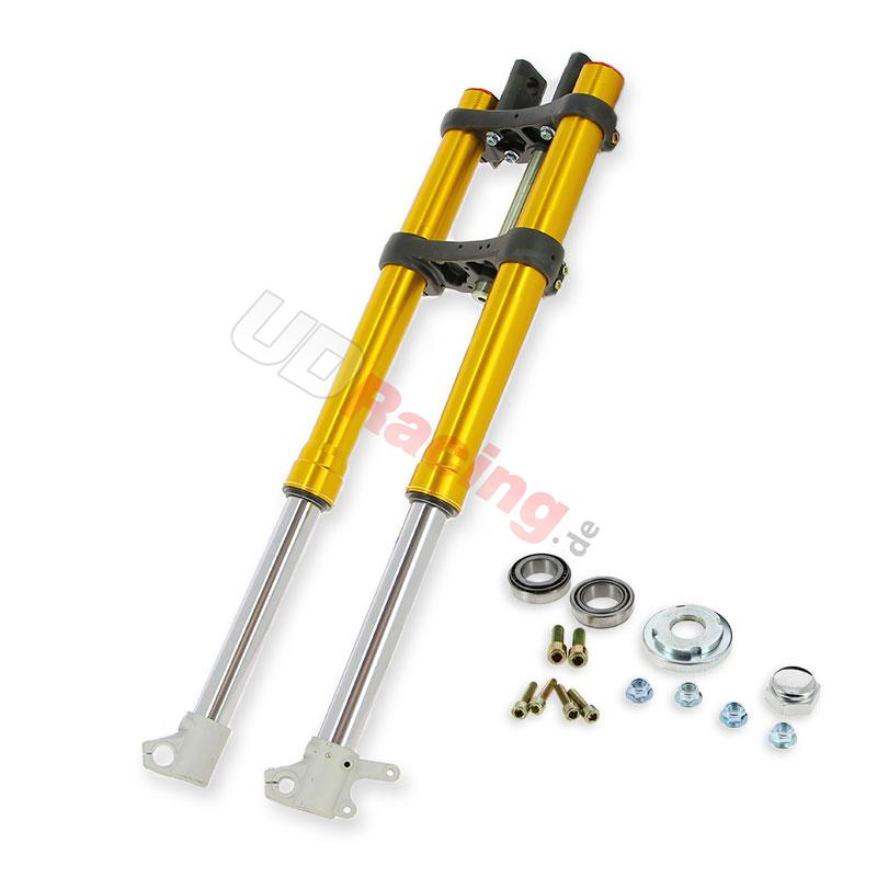 Gabel komplett dirt bike, Qualitätsprodukt (für 12mm Radachsen, 845mm), Ersatzteile Dirt bike Gabel komplett dirt bike, Qualitätsprodukt (für 12mm Radachsen, 845mm), Ersatzteile Dirt bike