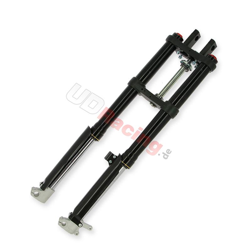 Gabel voll von hoher Qualität 800mm, 15mm Radachsen - Schwarz, Ersatzteile Dirt bike Gabel voll von hoher Qualität 800mm, 15mm Radachsen - Schwarz, Ersatzteile Dirt bike
