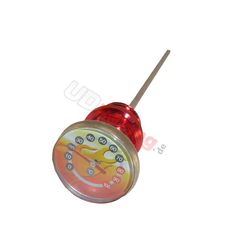 �lstandmesser Tuning, rot, + Thermometer, Ersatzteile Dirt bike