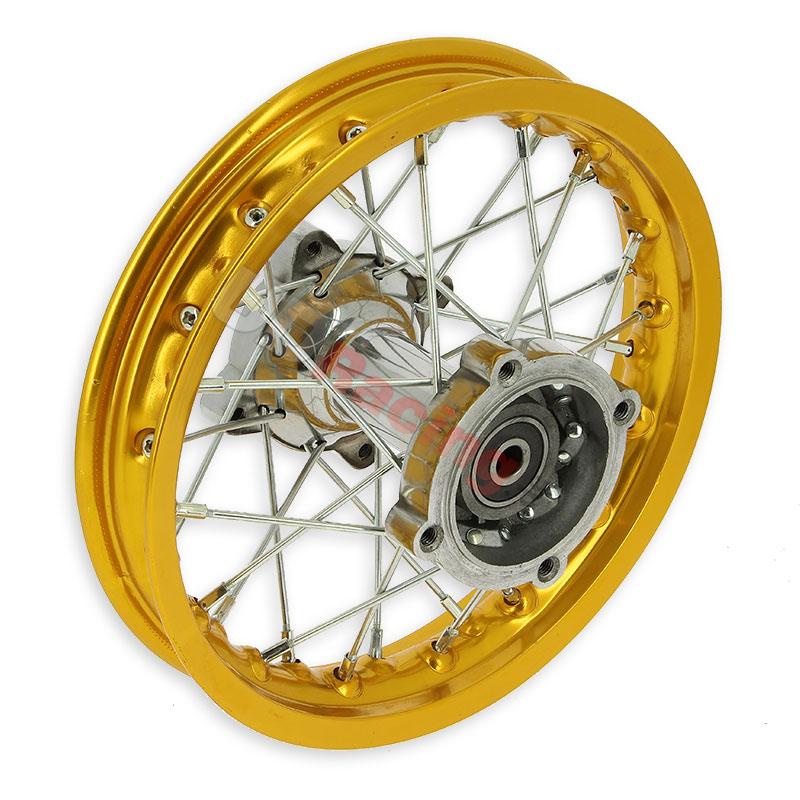 Felge hinten 1,40 x 10'', gold, für dirt bike (Typ 1), Ersatzteile Dirt bike Felge hinten 1,40 x 10'', gold, für dirt bike (Typ 1), Ersatzteile Dirt bike