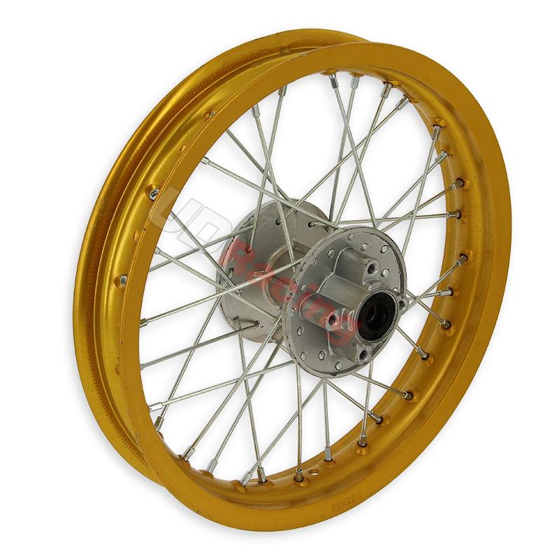 Felge hinten 14', gold, für dirt bike (Typ 2), Ersatzteile Dirt bike Felge hinten 14', gold, für dirt bike (Typ 2), Ersatzteile Dirt bike