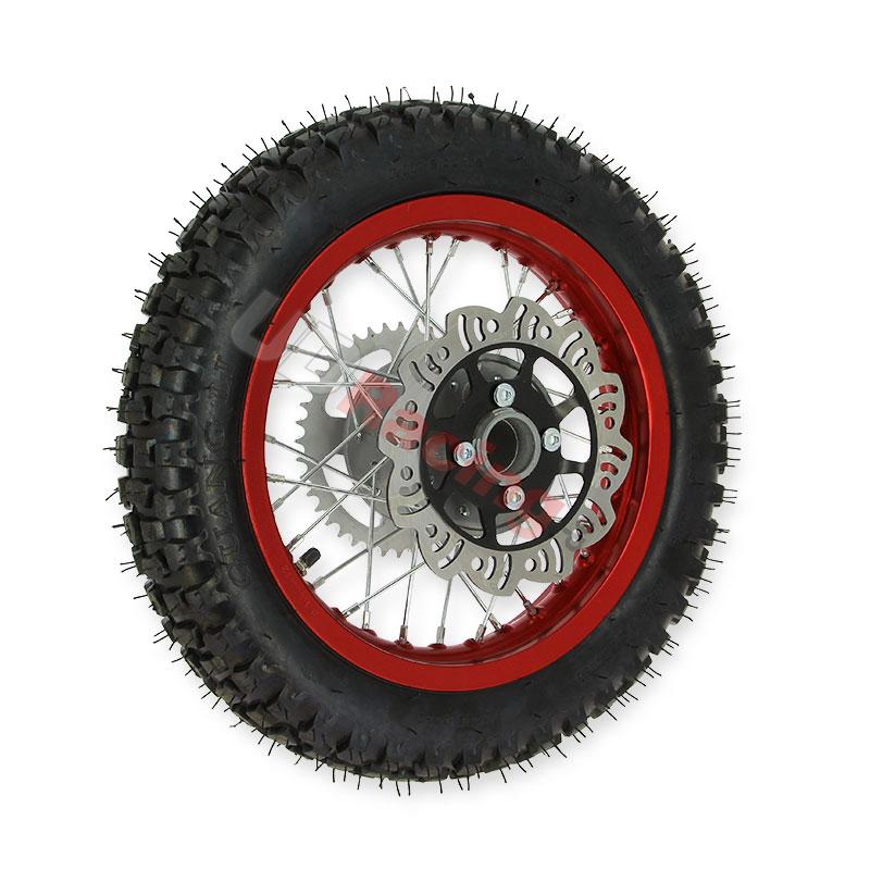 Rad hinten 12'', rot, für dirt bike AGB27, Ersatzteile Dirt bike Rad hinten 12'', rot, für dirt bike AGB27, Ersatzteile Dirt bike