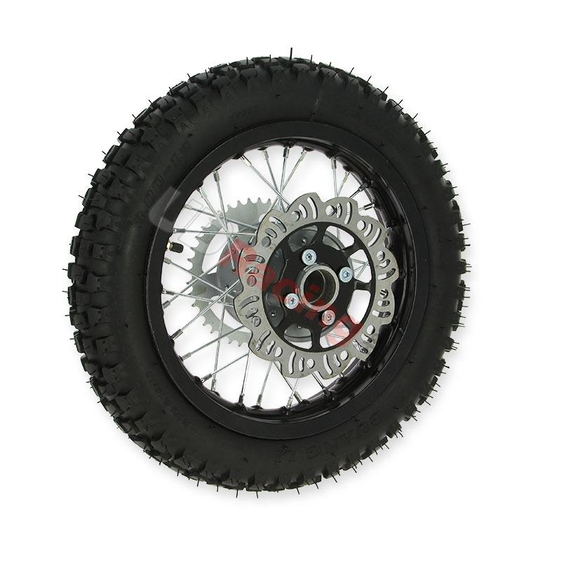 Rad hinten 12'', schwarz, für dirt bike AGB27, Ersatzteile Dirt bike Rad hinten 12'', schwarz, für dirt bike AGB27, Ersatzteile Dirt bike
