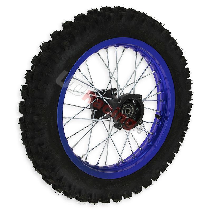 Rad hinten komplett 14'', blau, für dirt bike AGB30, Ersatzteile Dirt bike Rad hinten komplett 14'', blau, für dirt bike AGB30, Ersatzteile Dirt bike