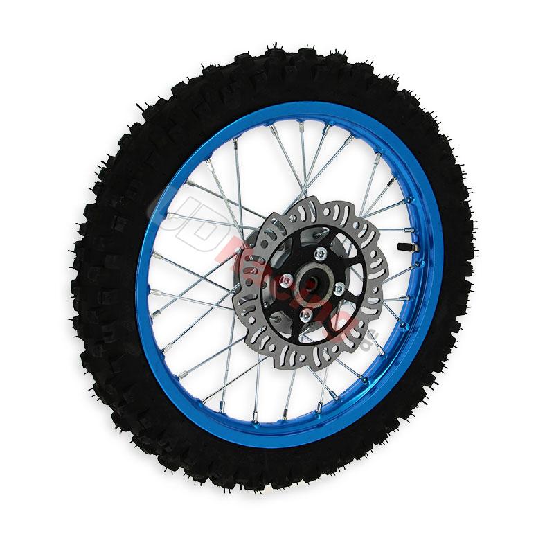 Rad vorn 14'', blau, (Spikes 10 mm) für dirt bike AGB27, Ersatzteile Dirt bike Rad vorn 14'', blau, (Spikes 10 mm) für dirt bike AGB27, Ersatzteile Dirt bike