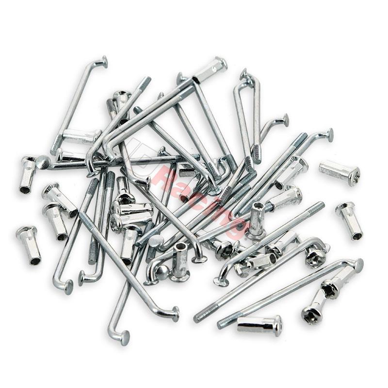 Radspeichen 32 Stk 140mm + Köpfe für 14' dirt bike Räder, Ersatzteile Dirt bike Radspeichen 32 Stk 140mm + Köpfe für 14' dirt bike Räder, Ersatzteile Dirt bike
