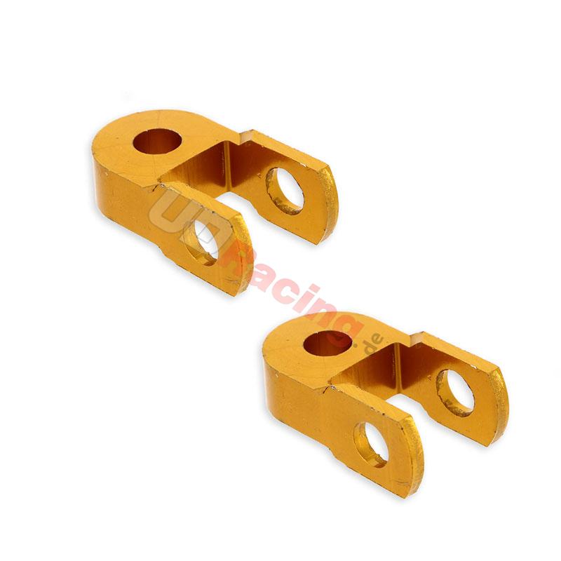 2 Verlängerung für Stoßdämpfer dirt bike (3 cm, gold), Ersatzteile Dirt bike 2 Verlängerung für Stoßdämpfer dirt bike (3 cm, gold), Ersatzteile Dirt bike