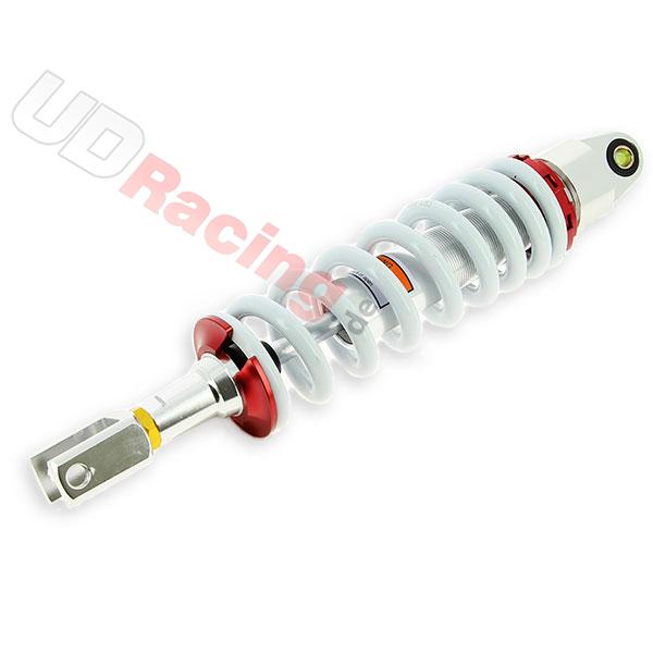 Stoßdämpfer dirt bike (Modell 11) 365mm bis 380mm - Weiss, Ersatzteile Dirt bike Stoßdämpfer dirt bike (Modell 11) 365mm bis 380mm - Weiss, Ersatzteile Dirt bike