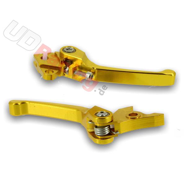 Griffe aus Alu (Paar), für dirt bike - Gold, Ersatzteile Dirt bike Griffe aus Alu (Paar), für dirt bike - Gold, Ersatzteile Dirt bike