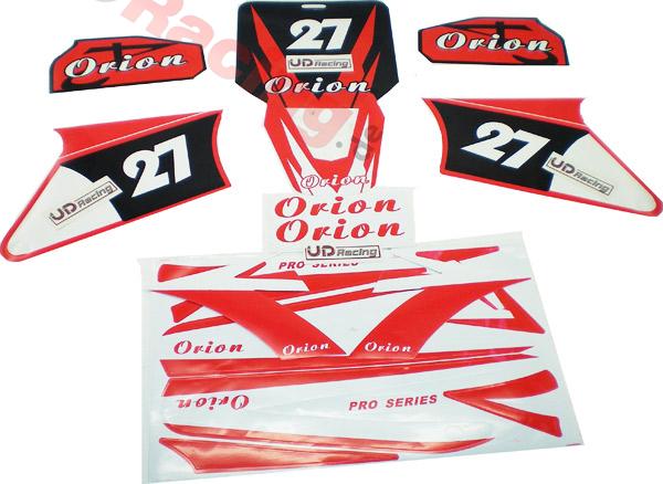 Dekor-Kit dirt bike AGB27, rot, Ersatzteile Dirt bike Dekor-Kit dirt bike AGB27, rot, Ersatzteile Dirt bike