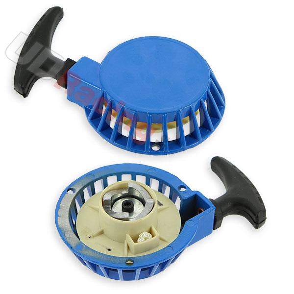 Anlasser aus Aluminium blau Typ B, Teile Pockets Supermoto