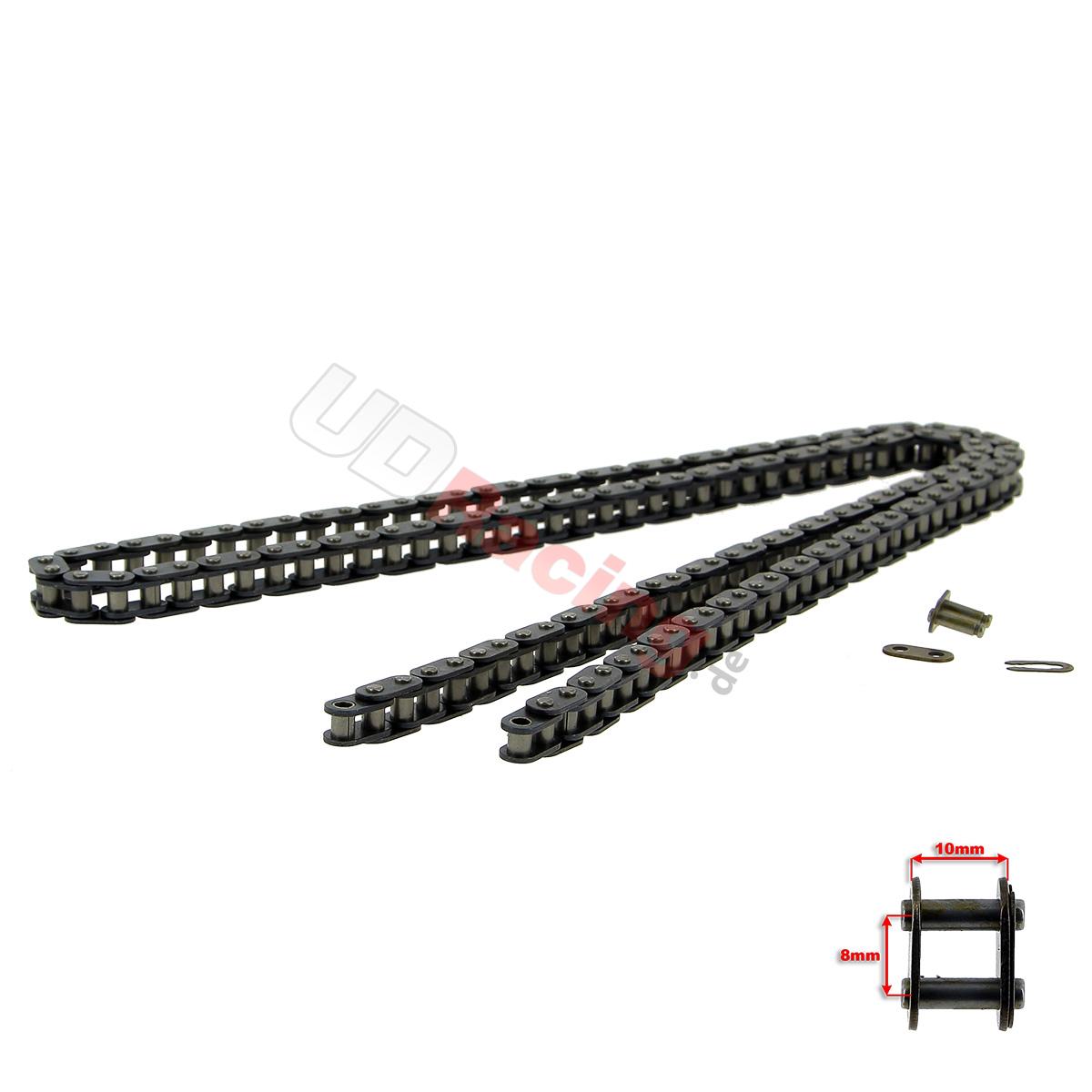 Kette verstärkt 70 GROSSE GLIEDER (Typ TF8), Nitro Motorradteile Kette verstärkt 70 GROSSE GLIEDER (Typ TF8), Nitro Motorradteile