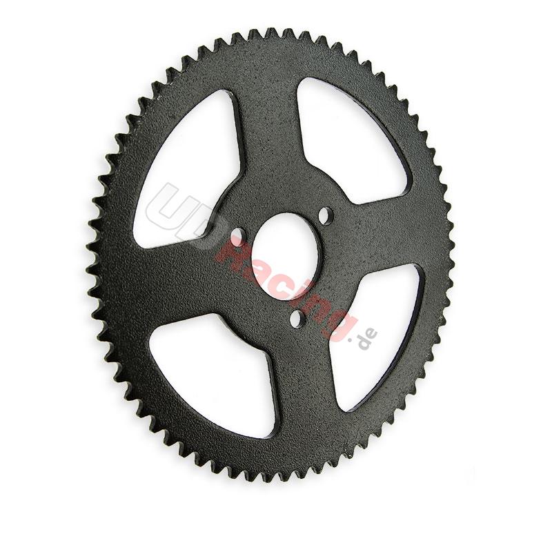 Kranz verstärkt 66 Z kleine Teilung fur pocket bike, Ersatzteile Pocket bike Kranz verstärkt 66 Z kleine Teilung fur pocket bike, Ersatzteile Pocket bike
