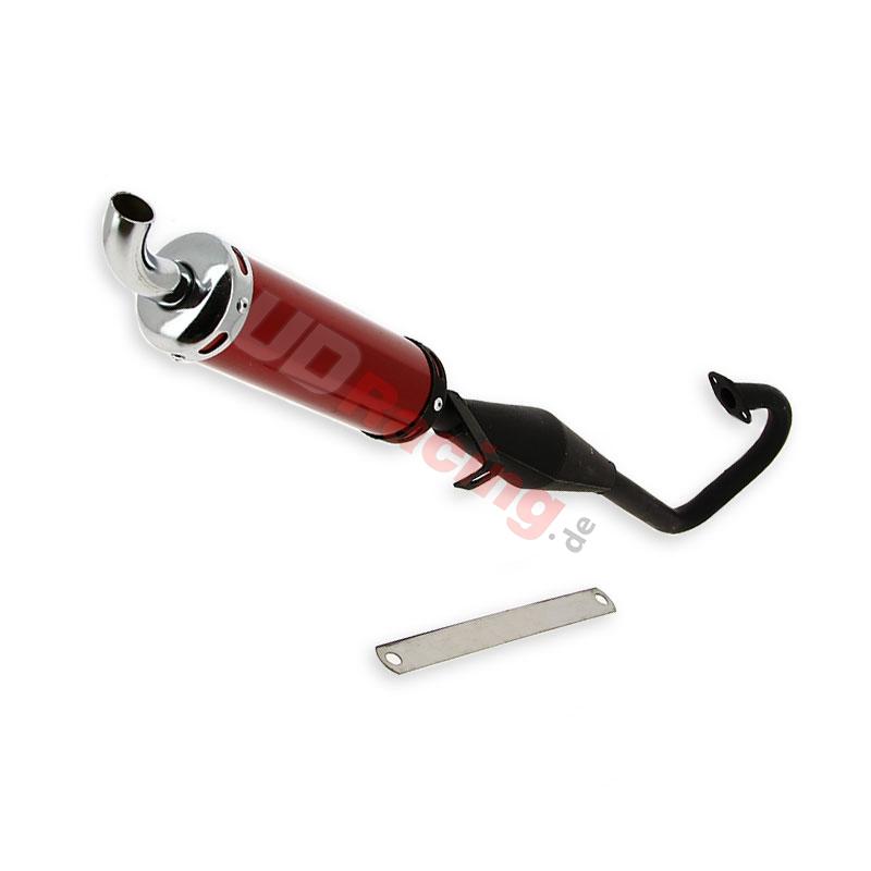 Auspuff Tuning, rot, (Typ 1) für pocket Supermotard, Teile Pockets Supermoto Auspuff Tuning, rot, (Typ 1) für pocket Supermotard, Teile Pockets Supermoto