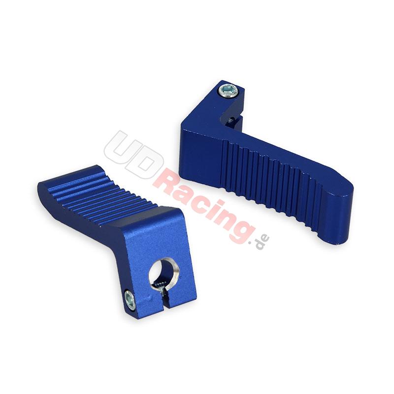 Fu�rasten aus Alu, blau, Ersatzteile Pocket bike