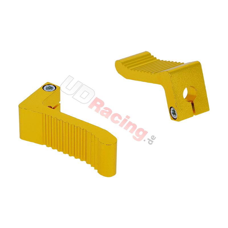 Fu�rasten aus Alu, gold, Ersatzteile Pocket bike