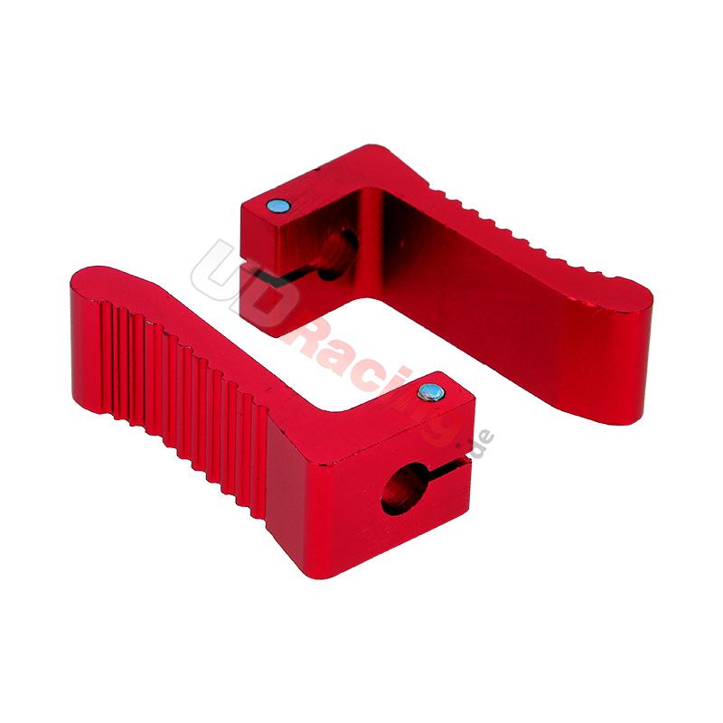 Fußrasten aus Alu, rot, Ersatzteile Pocket bike Fußrasten aus Alu, rot, Ersatzteile Pocket bike