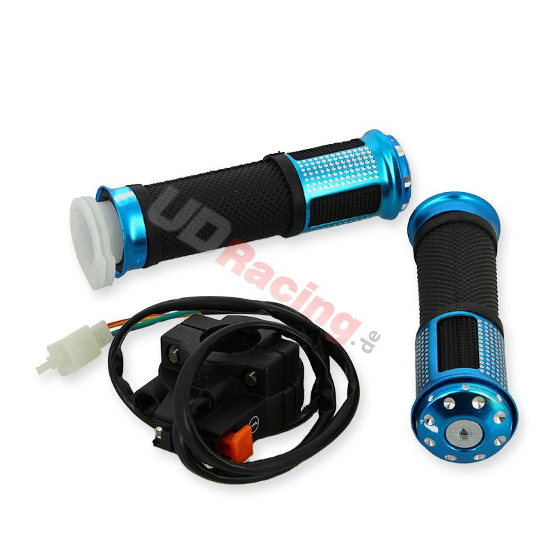 Griffe Tuning mit Ausschalter blau für Teile Pockets Polini 911 GP3, Teile Pockets Polini 911 GP3 Griffe Tuning mit Ausschalter blau für Teile Pockets Polini 911 GP3, Teile Pockets Polini 911 GP3