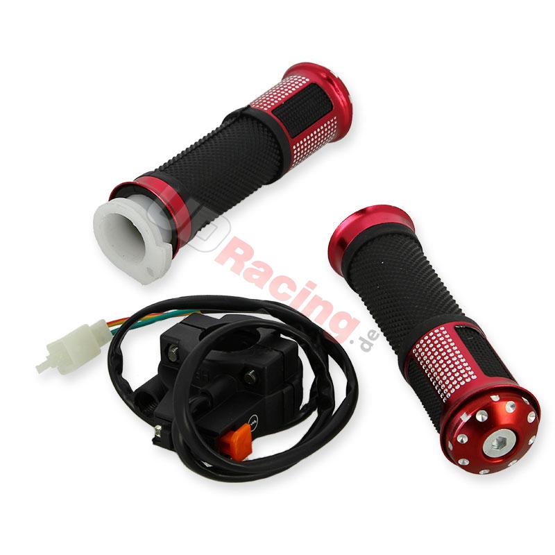 Griffe Tuning mit Ausschalter Rot für Teile Pockets Polini 911 GP3, Teile Pockets Polini 911 GP3 Griffe Tuning mit Ausschalter Rot für Teile Pockets Polini 911 GP3, Teile Pockets Polini 911 GP3