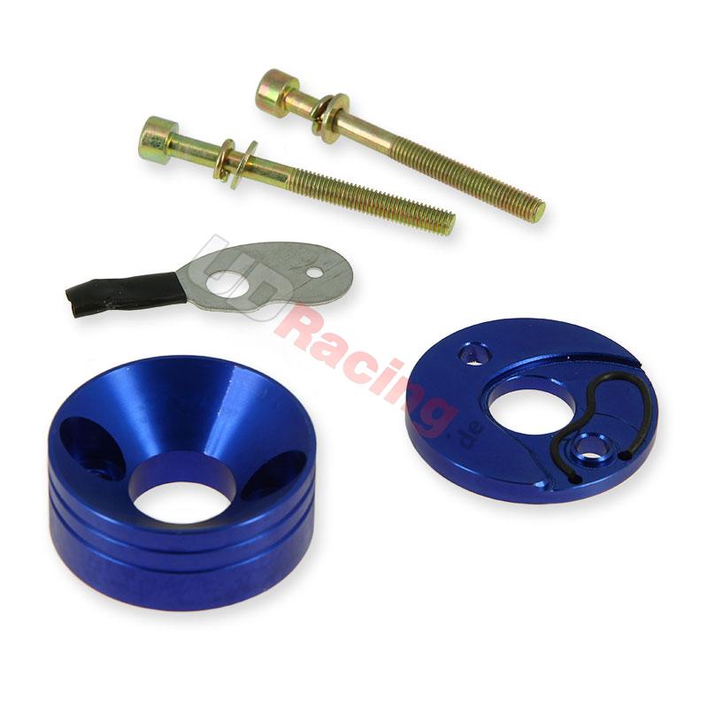 Adapter fr Luftfilter 30 mm + integrierter Starter (blau), Ersatzteile Pocket bike