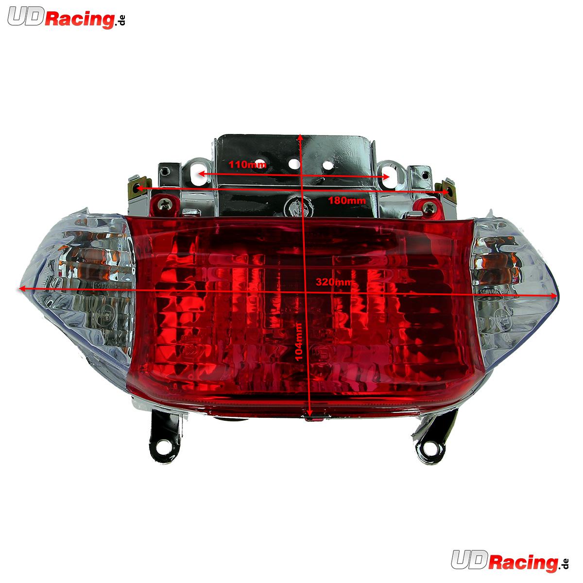 Rücklicht für Motorroller Baotian BT49QT-9, Ersatzteile Baotian BT49QT-9 Rücklicht für Motorroller Baotian BT49QT-9, Ersatzteile Baotian BT49QT-9