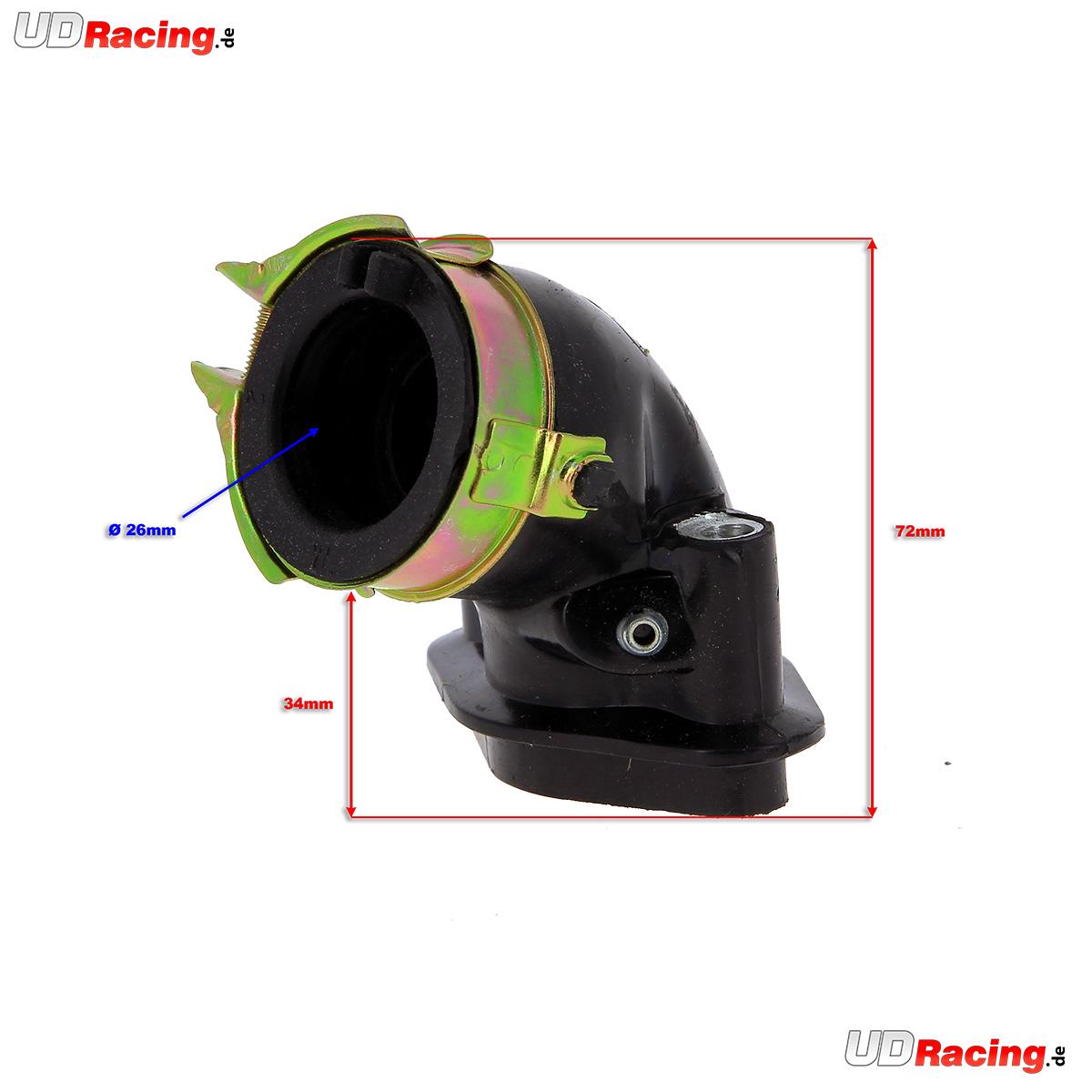 Ansaugstutzen für Motorroller Baotian BT49QT-9, Ersatzteile Baotian BT49QT-9 Ansaugstutzen für Motorroller Baotian BT49QT-9, Ersatzteile Baotian BT49QT-9