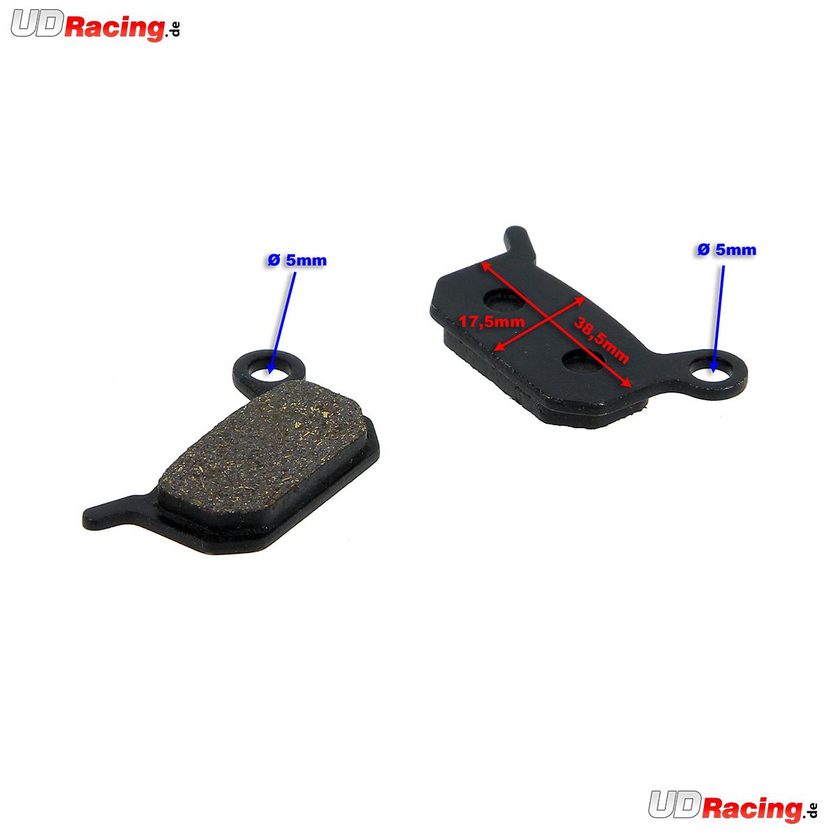 Bremsbel�ge pocket bike (Typ 6), Teile Pocket Blata MT4