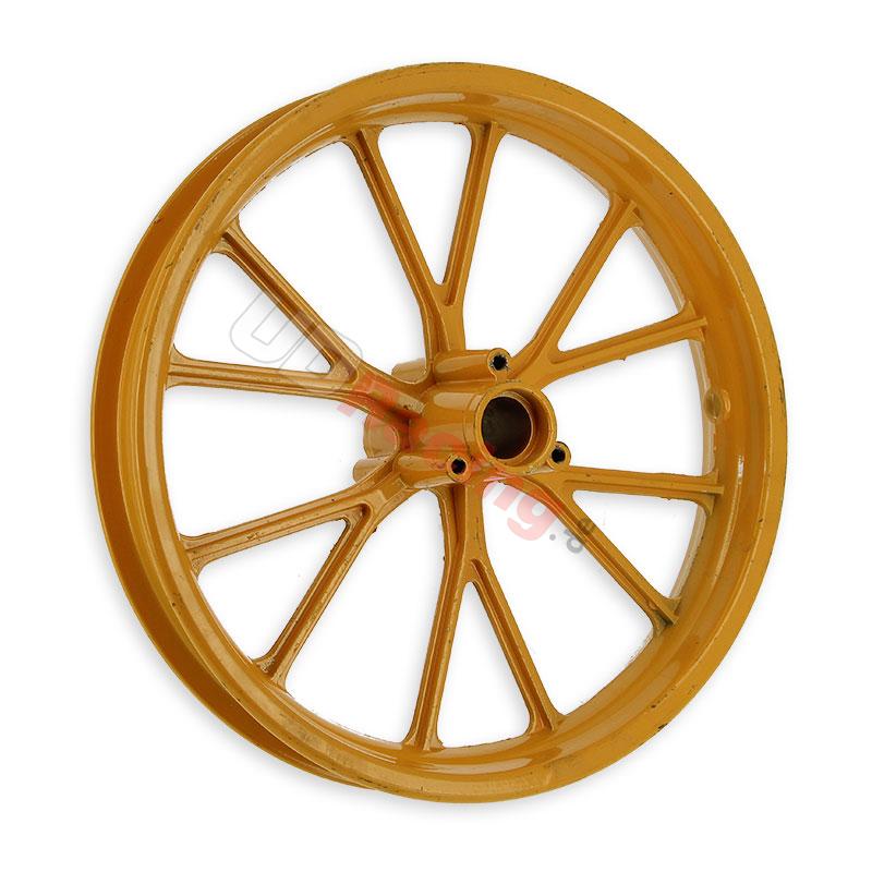 Felge vorn gelb für Pocket bike cross (10'', Typ 2), Pocket Cross Teile Felge vorn gelb für Pocket bike cross (10'', Typ 2), Pocket Cross Teile