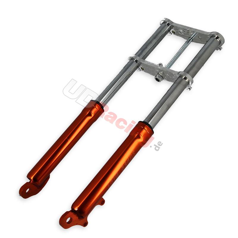 Gabel für pocket bike Supermotard orange, Teile Pockets Supermoto Gabel für pocket bike Supermotard orange, Teile Pockets Supermoto