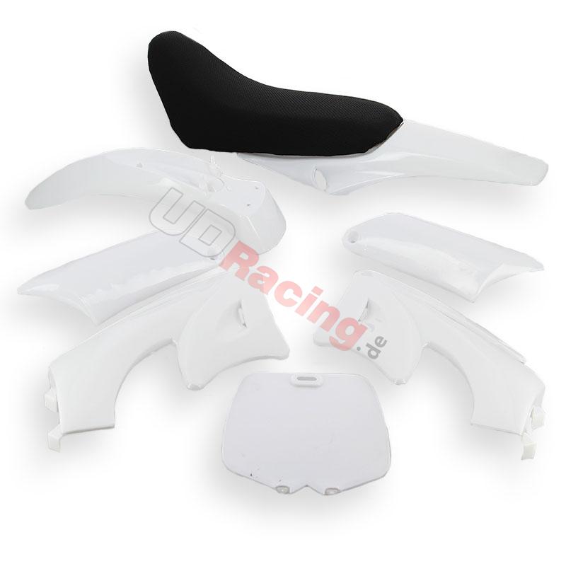 Verkleidung pocket bike cross Weiß (Typ 2), Pocket Cross Teile Verkleidung pocket bike cross Weiß (Typ 2), Pocket Cross Teile