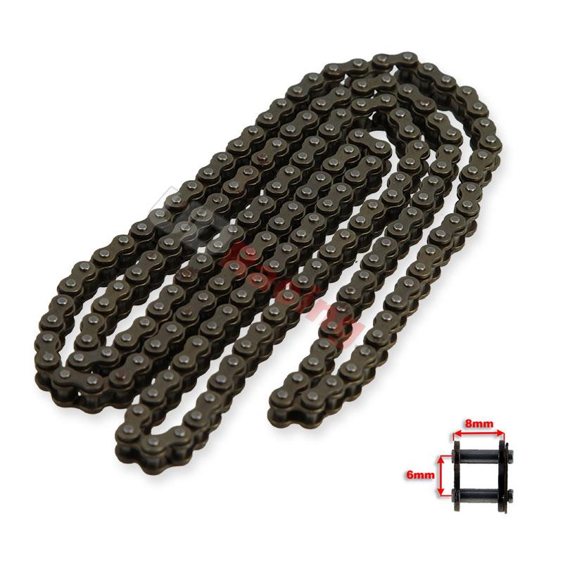 Kette verstärkt 83 Glieder kleine Teilung für pocket bike, Pocket quad Teile Kette verstärkt 83 Glieder kleine Teilung für pocket bike, Pocket quad Teile