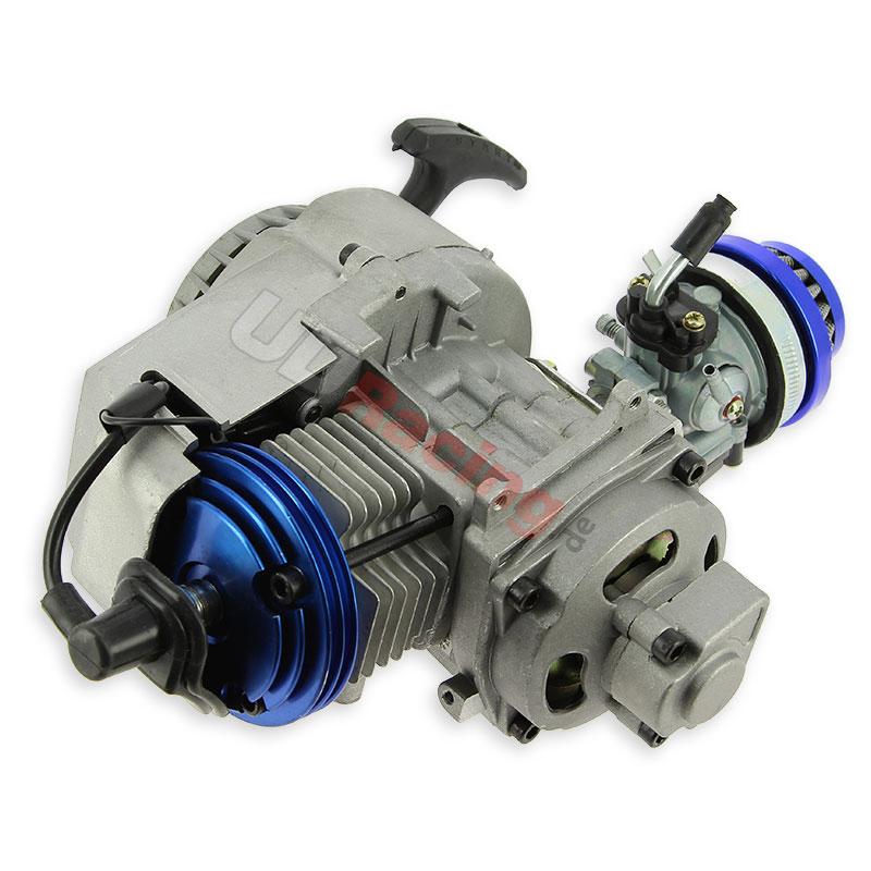 Motor 53cc UD Racing, blau, für pocket ATV (typ 2), Pocket quad Teile Motor 53cc UD Racing, blau, für pocket ATV (typ 2), Pocket quad Teile