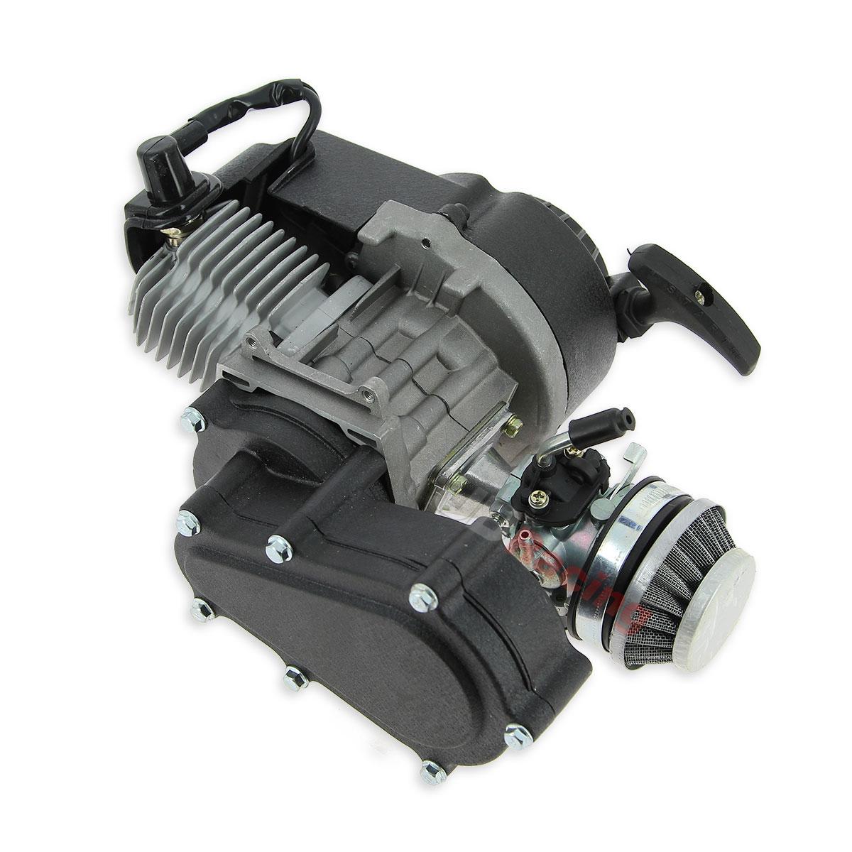 Motor Pocket-Quad 49 ccm ''Black Edition'' Typ 5, Pocket quad Teile Motor Pocket-Quad 49 ccm ''Black Edition'' Typ 5, Pocket quad Teile