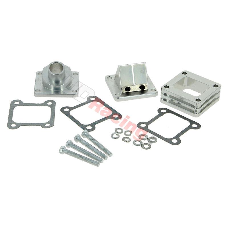 Membranblock UD Racing, hartes Rohr, für Vergaser Dellorto, Pocket quad Teile Membranblock UD Racing, hartes Rohr, für Vergaser Dellorto, Pocket quad Teile