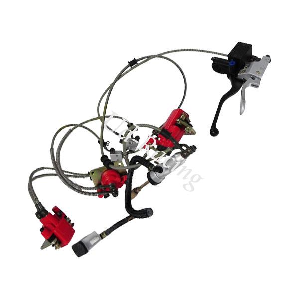 Hydraulische Bremsen-Satz komplett für Quad Shineray 350ccm ST-E, Shineray teile 350ccm Hydraulische Bremsen-Satz komplett für Quad Shineray 350ccm ST-E, Shineray teile 350ccm